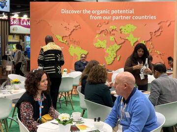 exhibition stand from GIZ and IPD at BIOFACH trade fair