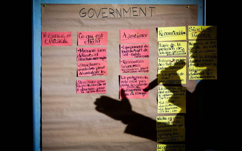 Finding ways for better soils in mini workshops ©Photothek